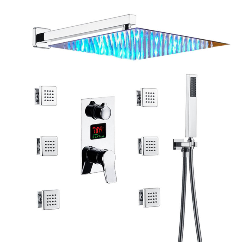 Wonderland America Thermostatic Complete Shower System with Roughin